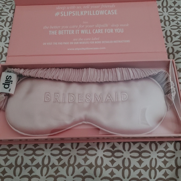 Slip Pure Silk Sleep Mask. Bridal Collection Bridesmaid. - Picture 1 of 9